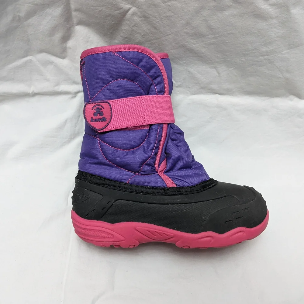 Kamik Girls Snowbug 3 Insulated Snow Boot Size 13
